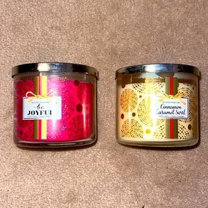 NEVER BEEN USED BATH AND BODY WORLK CANDLES